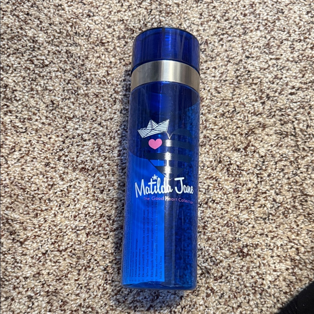 Matilda Jane Royal Blue Water Bottle. New!